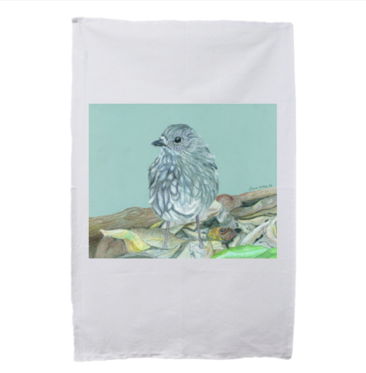 Native NZ Birds Tea Towel