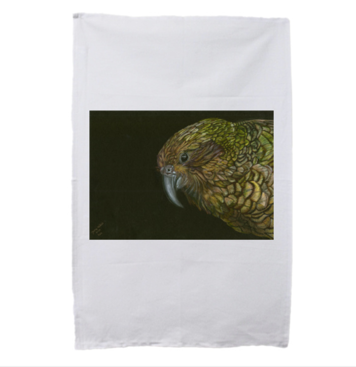 Native NZ Birds Tea Towel