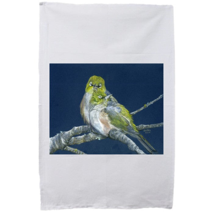 Native NZ Birds Tea Towel